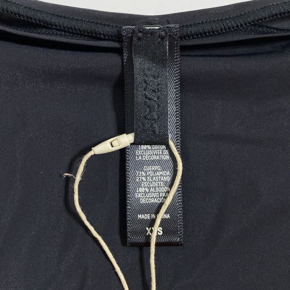 Skims Jelly Sheer Cheeky Brief Panty Panties Women's XXS Black Onyx Sexy NEW - Picture 9 of 15